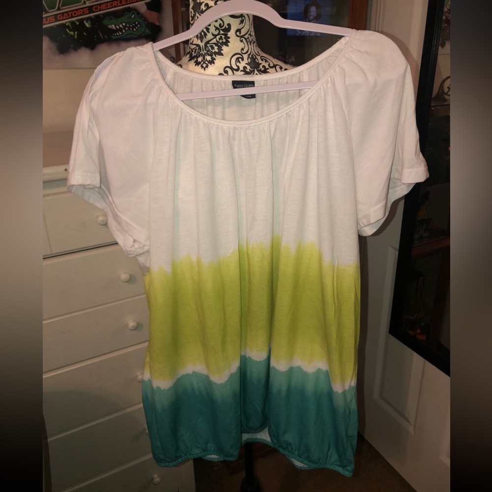 Tye dye‎ faded glory top